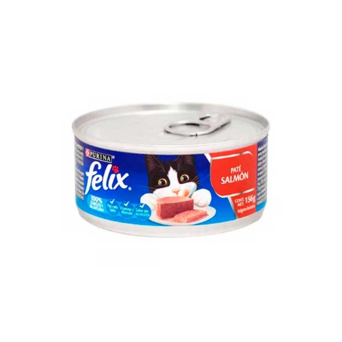 12x Alimento para gato FELIX Paté Salmón Lata 156g