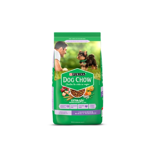 2x Comida perros DOG CHOW Cachorros Razas pequeñas Saco 3kg
