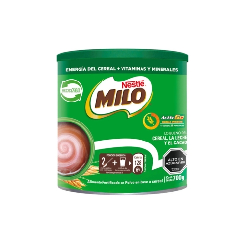 3x Saborizante para Leche MILO ACTIV-GO Tarro 700g