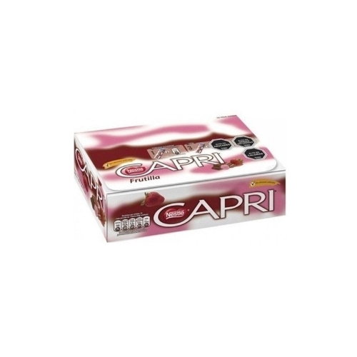 2x Chocolate Relleno CAPRI Frutilla Caja 24x30g