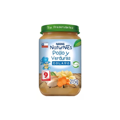 7x Colado NESTLÉ NATURNES Pollo y Verduras 215g