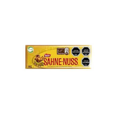 8x Chocolate SAHNE NUSS® Barra 90g
