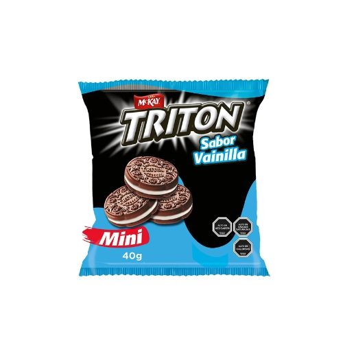 42x Galleta sandwich TRITON Mini Vainilla 40g
