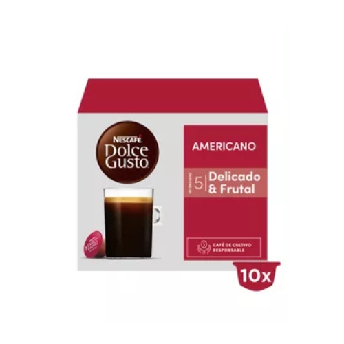 3x Café NESCAFÉ Dolce Gusto Americano 10 Cápsulas