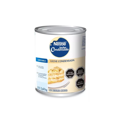 3x Leche condensada NESTLÉ Untable 2,6kg
