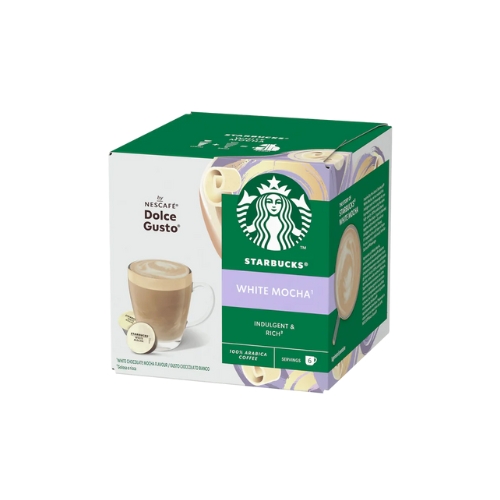 3x STARBUCKS NESCAFÉ DOLCE GUSTO Mocha White 12 Cápsulas