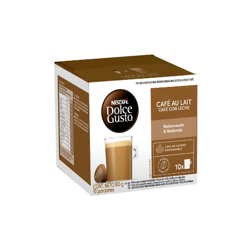 3x Café NESCAFÉ DOLCE GUSTO® Café Au Lait 10 Cápsulas