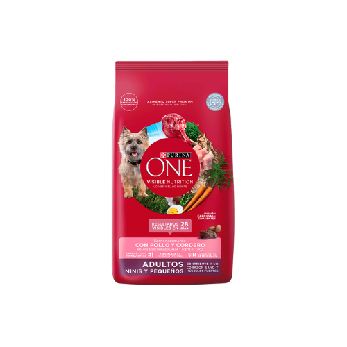 [1236800000] Alimento seco para perro PURINA® ONE® Adulto Mini y Pequeño Pollo y Cordero 2kg 