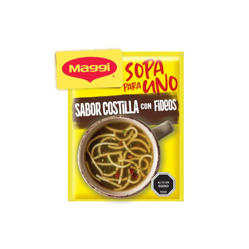 [1243500000] 1x Sopa para Uno MAGGI® de Costillas y Fideos 16g 