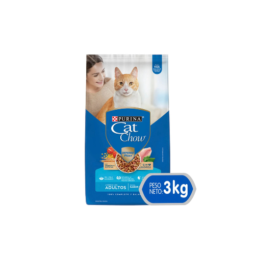 [1244200000] 1x Alimento seco para gato CAT CHOW® Adulto Pescado 3kg 