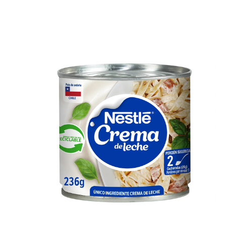 [1244800000] 1x Crema de Leche NESTLÉ® Lata 236g 