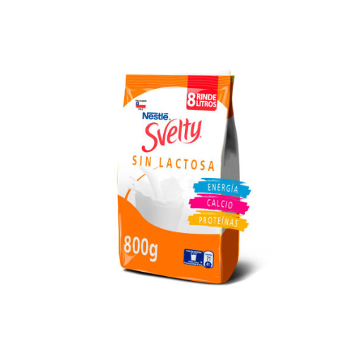[1265800000] 6x Leche en Polvo SVELTY® Move+ Sin lactosa Descremada Bolsa 800g